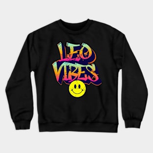 Leo Vibes Graffiti Zodiac Birthday Crewneck Sweatshirt